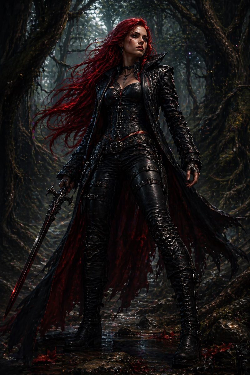 Fantasy Warrior — Dark Forest