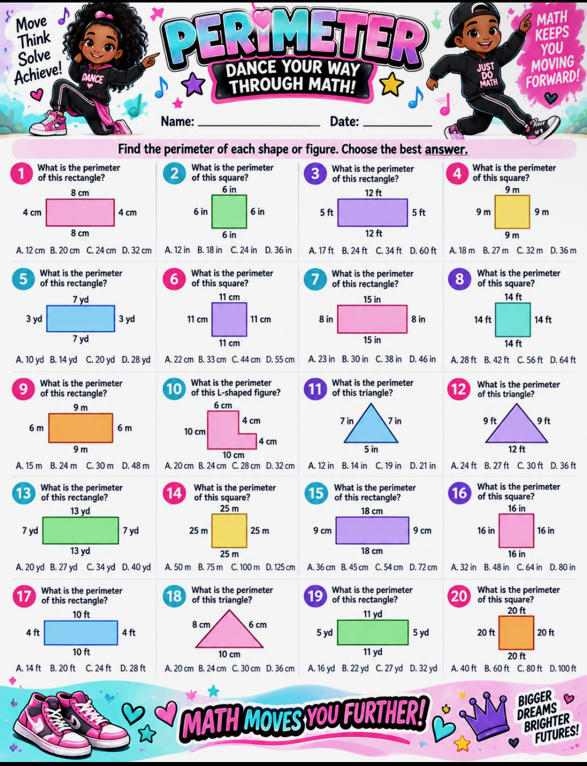 Math Perimeter — Dance Your Way Through Math!