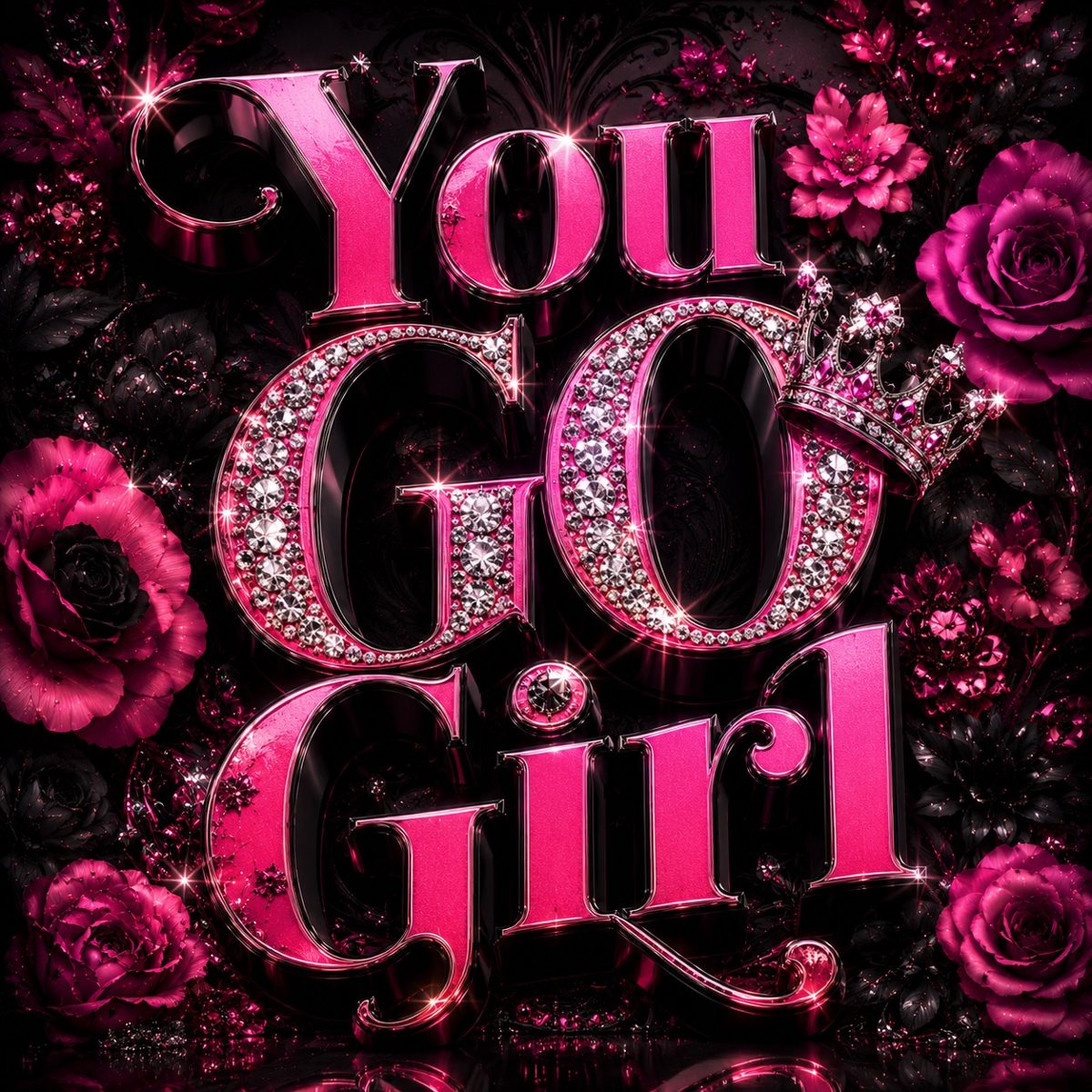 You Go Girl — Hot Pink Diamond