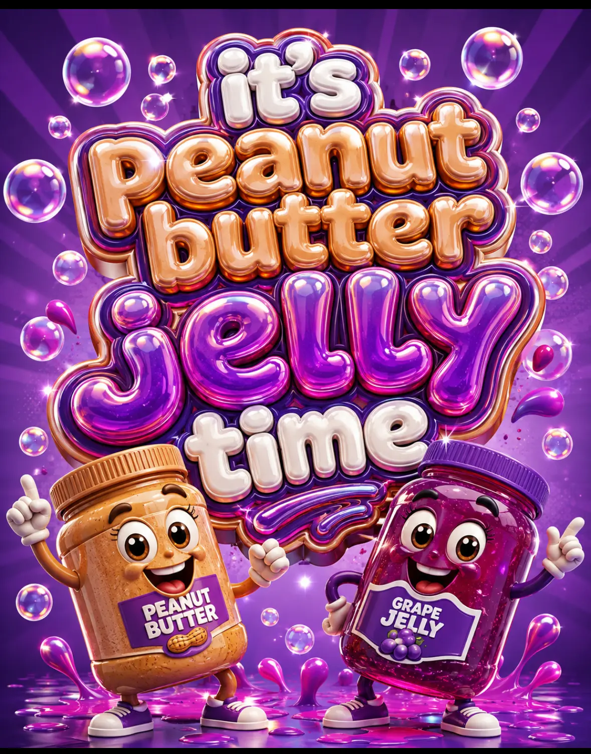 It's Peanut Butter Jelly Time