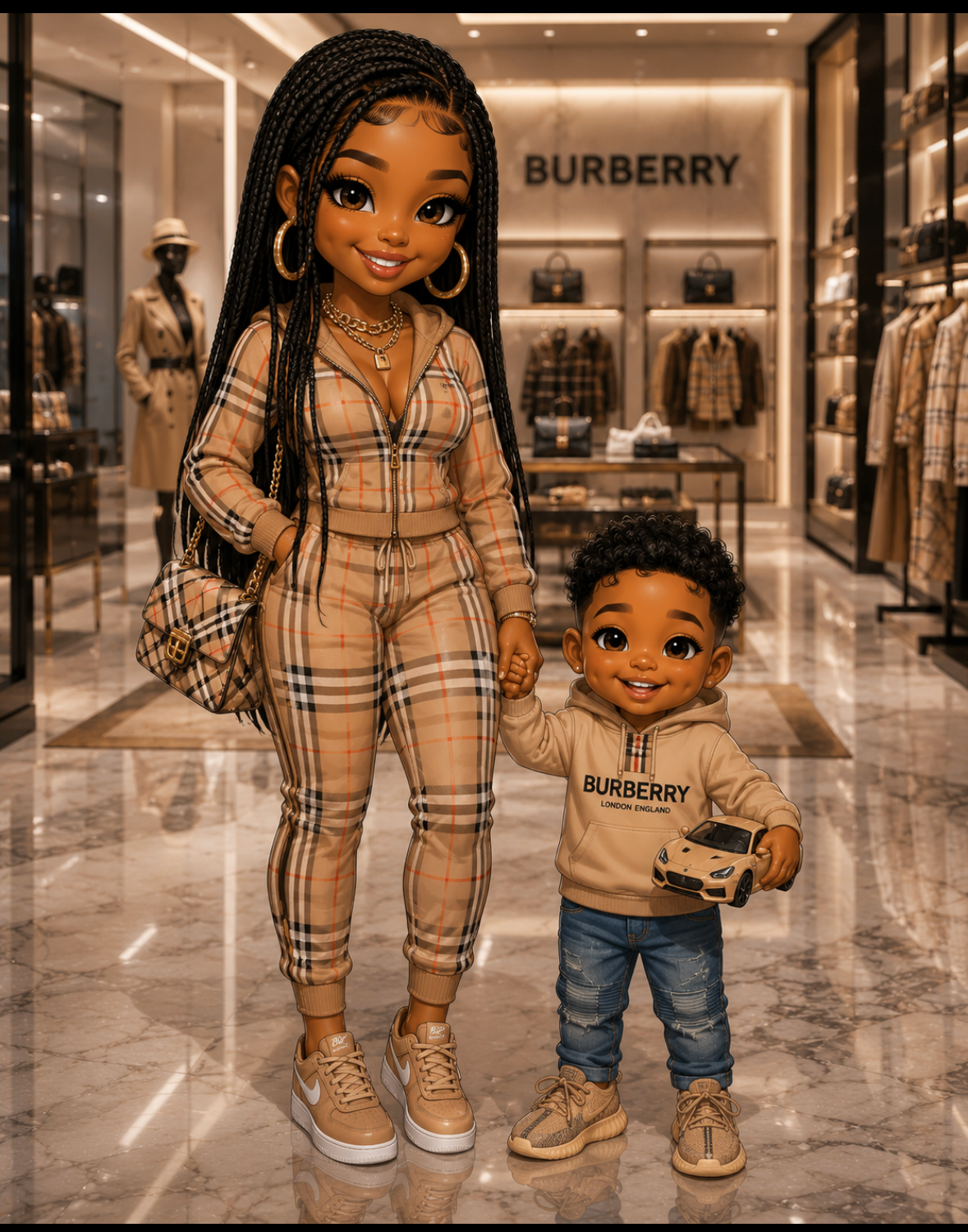 Luxury Mommy & Me — Burberry Boutique